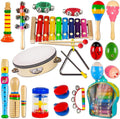 Montessori Natural Wooden Musical Instrument Set