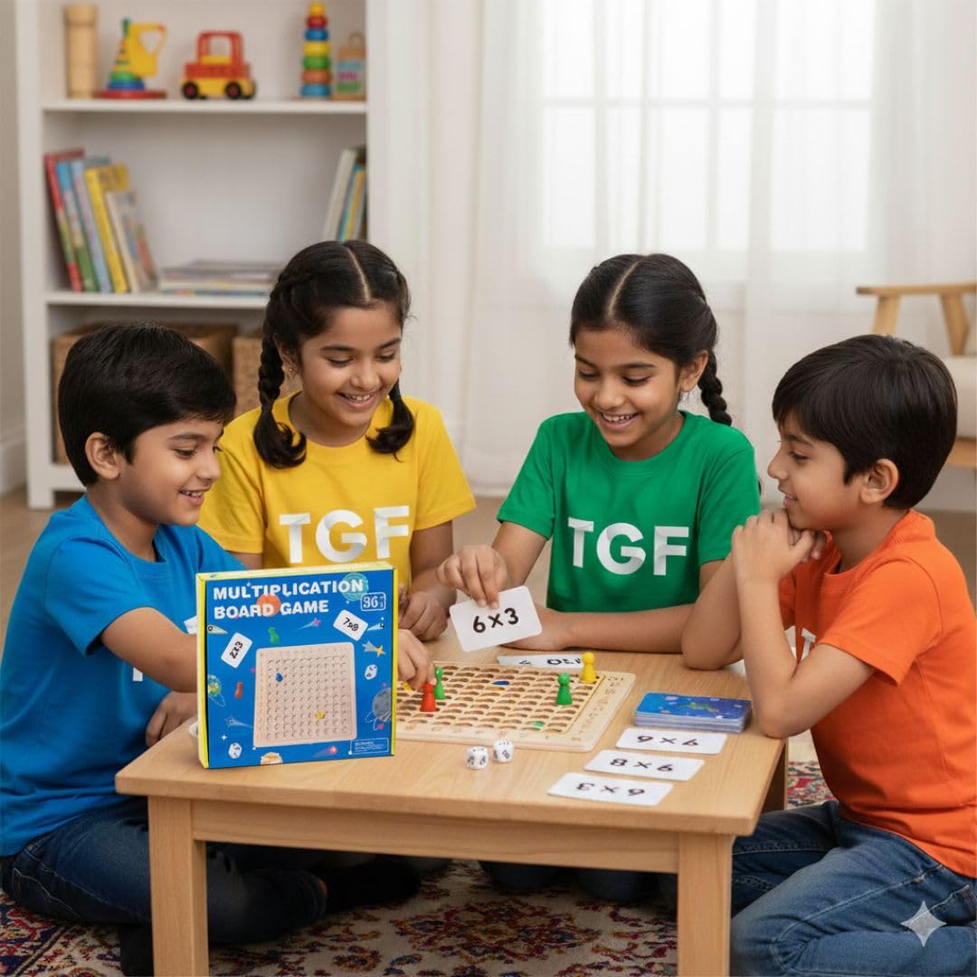 Montessori Wooden Multiplication Board Game