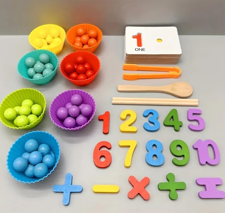 Montessori Wooden Math Enlightenment Set (36 pcs)